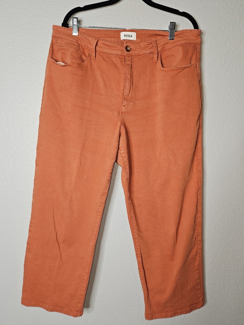 Pistola Jeans Size 32 Sophia Wide Leg Crop